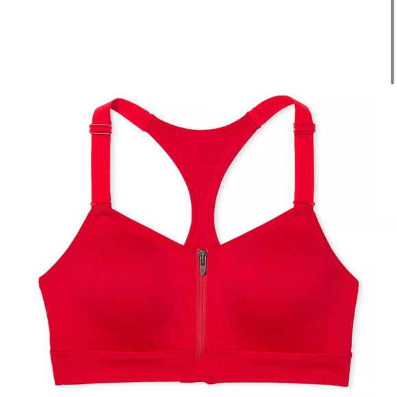 PINK VS Seamless Air Front-Close High-Support Sports Bra - Picture 2 of 9